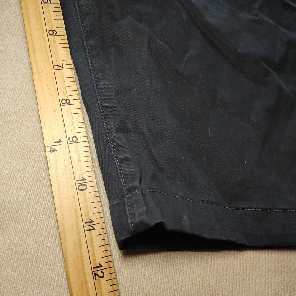 Arrow Sport Mens Navy Blue Chino Shorts Flat Front Cotton Blend Size 34 35 - Picture 4 of 5